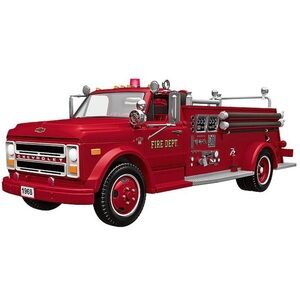 Hallmark Keepsake 2025 Fire Brigade 1968 Chevrolet Engine Christmas Ornament New